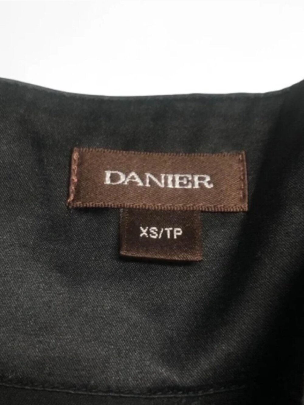 Danier XS Gothic Satin Short Sleeve Blouse - Picture 5 of 5
